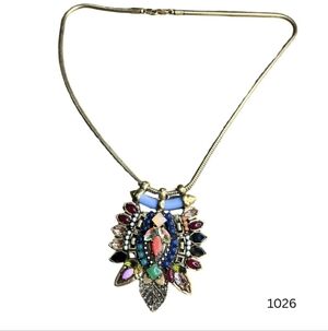 Stella & Dot Multicolor Statement Necklace Vintage